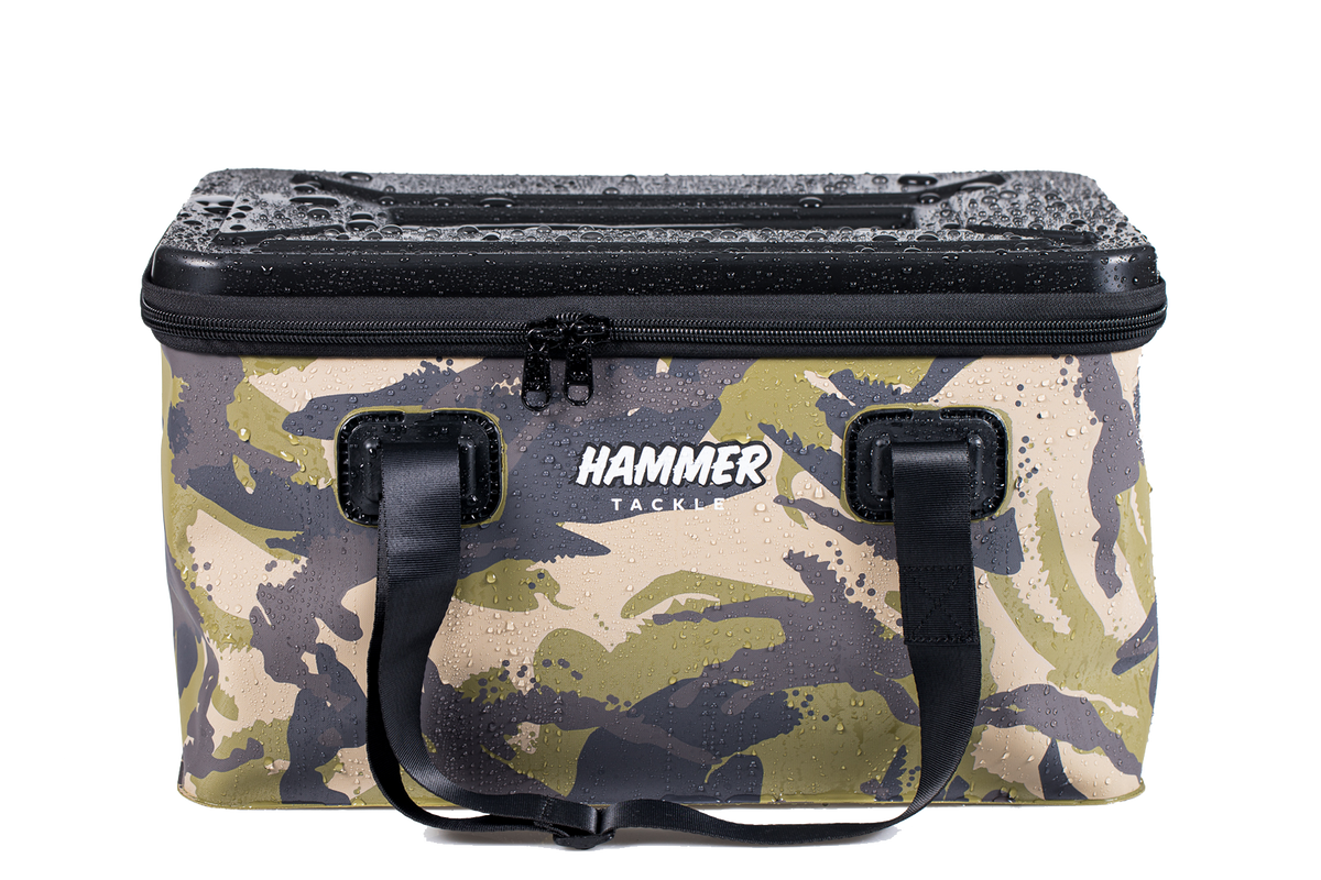 Waterproof fishing bag XXL - Hammer Dash HT L Camo - 41 L, stable